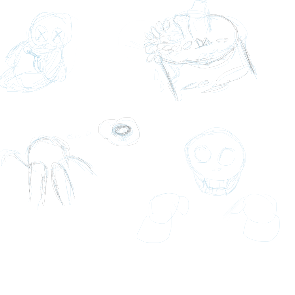 Goretober sketch prep