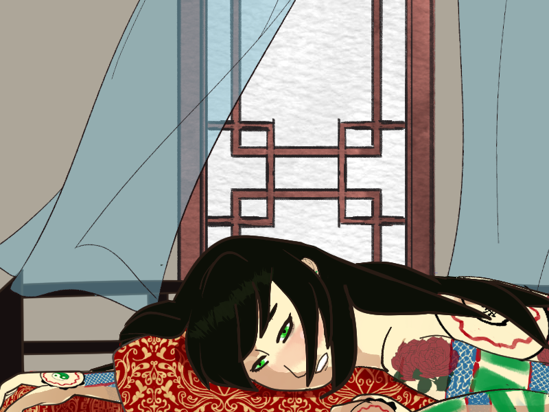 Face closeup practice (Yan Qing)