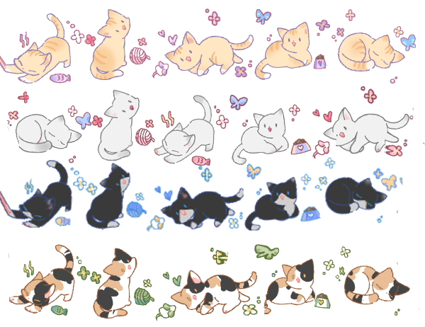 New Patreon Tier Art (cats)