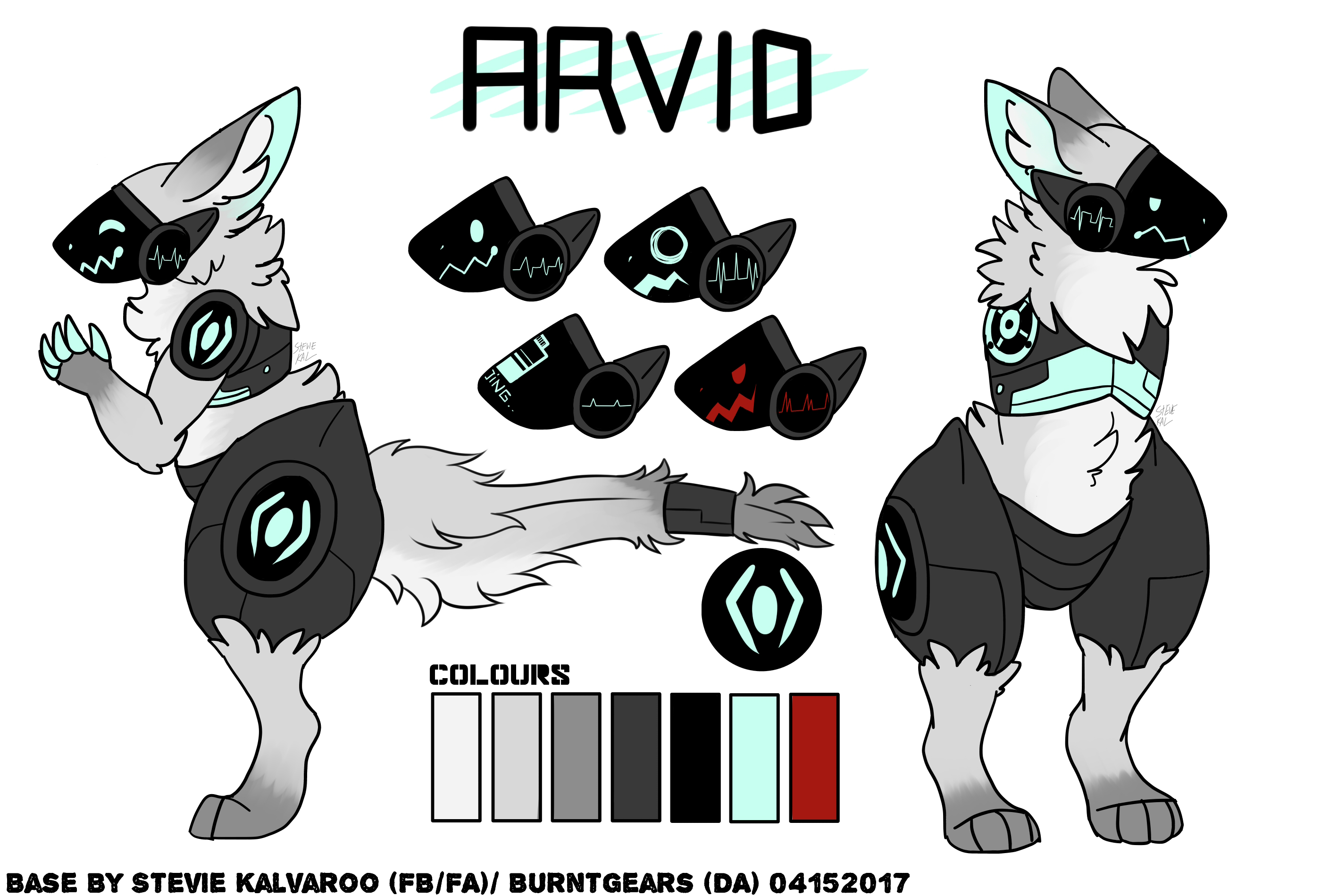 Arvid the Protogen - Reference by hobogobbo on DeviantArt