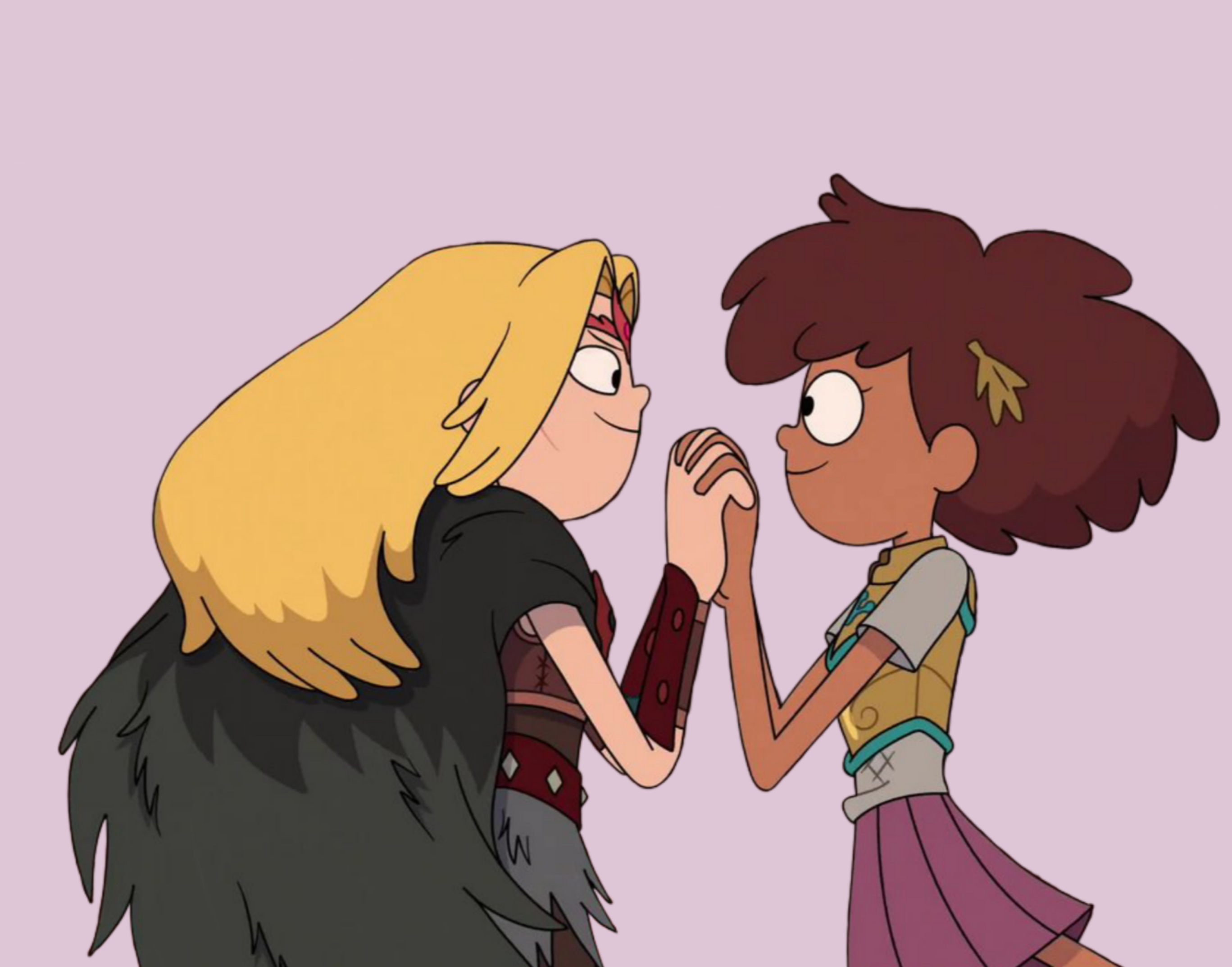Amphibia Sasha and Anne render by Bigonezhau-wu31 on DeviantArt