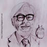 Hayao Miyazaki - portrait