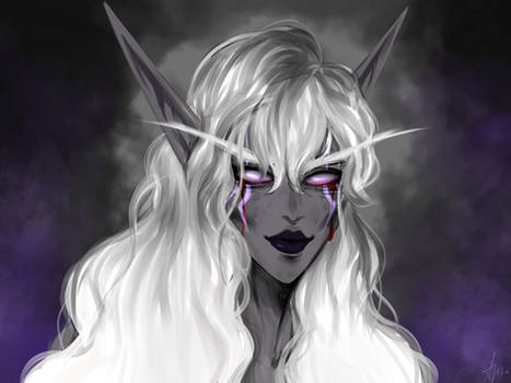 Nightborne elf sketch