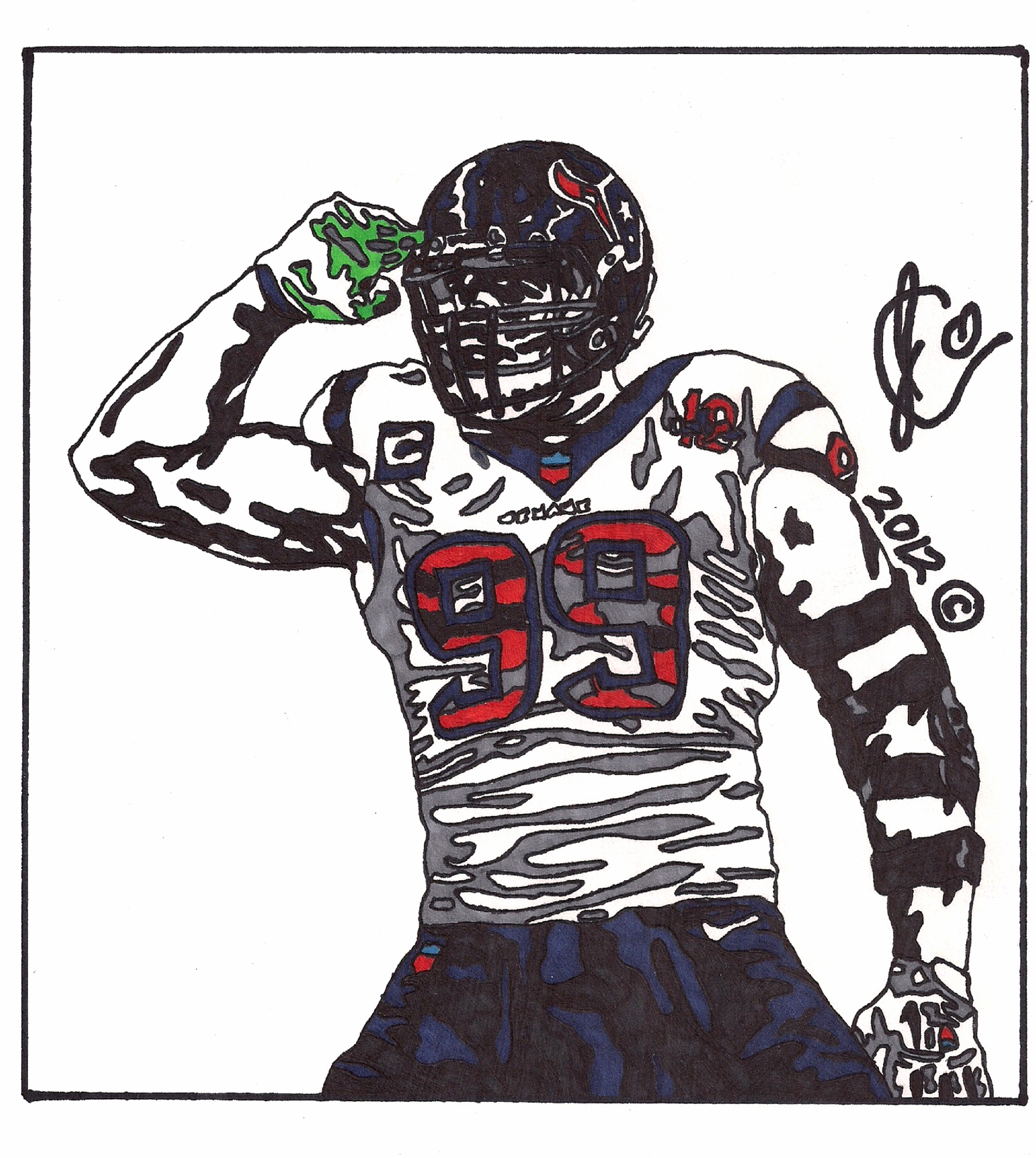 jj watts number image c lip aret Watt Introducing a whole new way to showcase your love for your favorites with Funko GATORADE LEAGUE OF CAPTAINS JJ