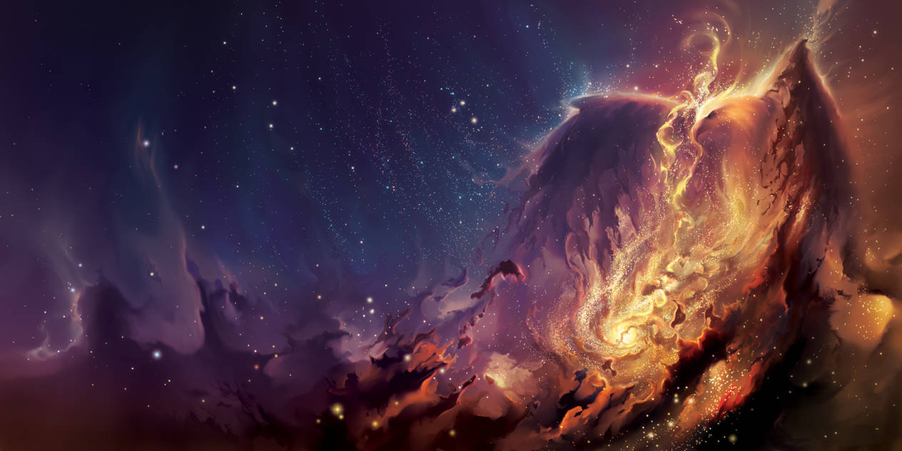 Phoenix Nebula by aerroscape