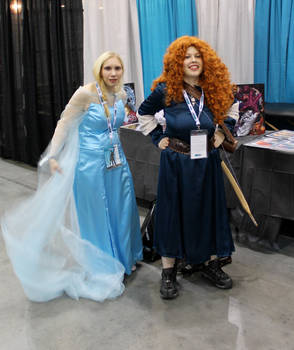 Elsa and Merida