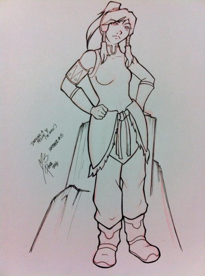 Korra Inktober