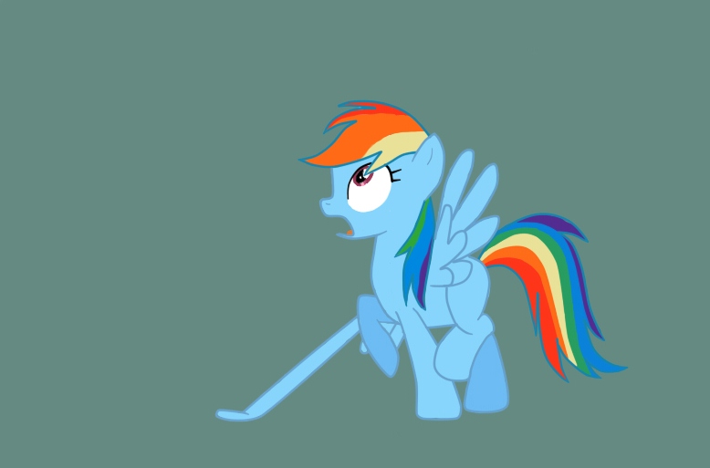 Rainbow Dash in Ghastly Gorge