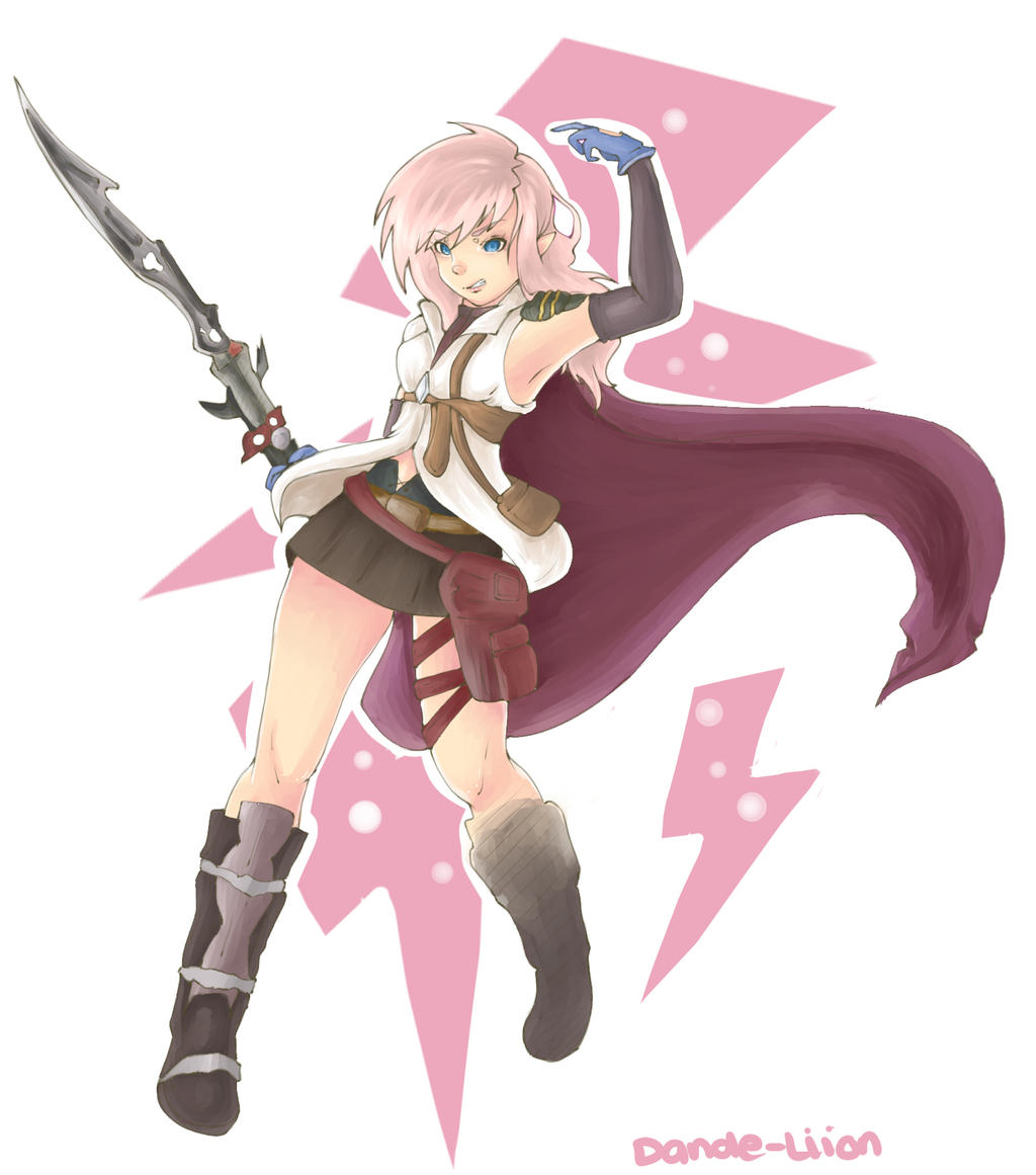 Lightning, why is your weapon so crooked?