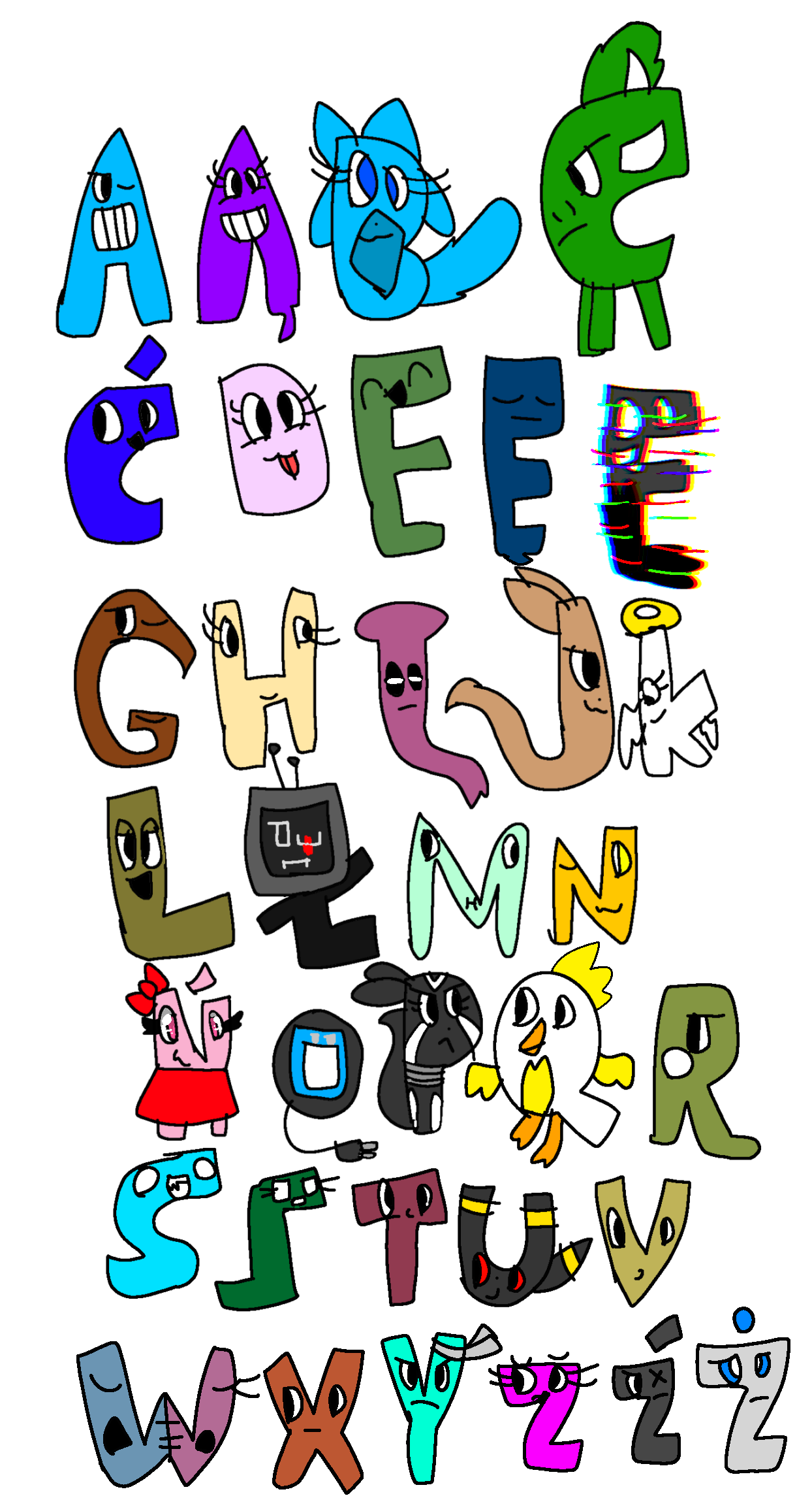 Lowercase Alphabet Lore by aidasanchez0212 on DeviantArt