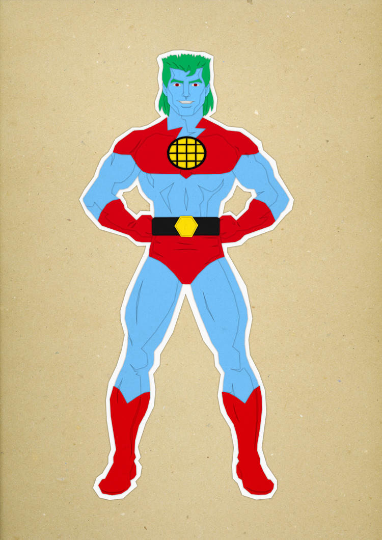 Paper Captain Planet by morganobrienart on DeviantArt