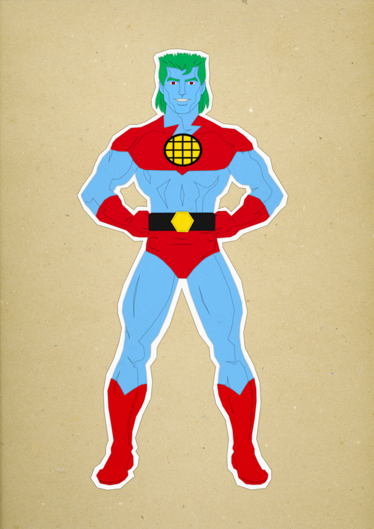 Paper Captain Planet