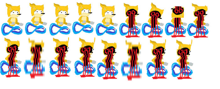 Sonic infcted Sprite eyx by KagoDee on DeviantArt