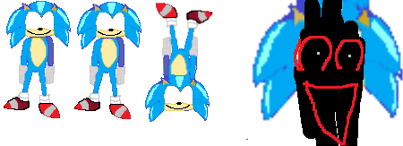 Sonic infcted Sprite eyx by KagoDee on DeviantArt