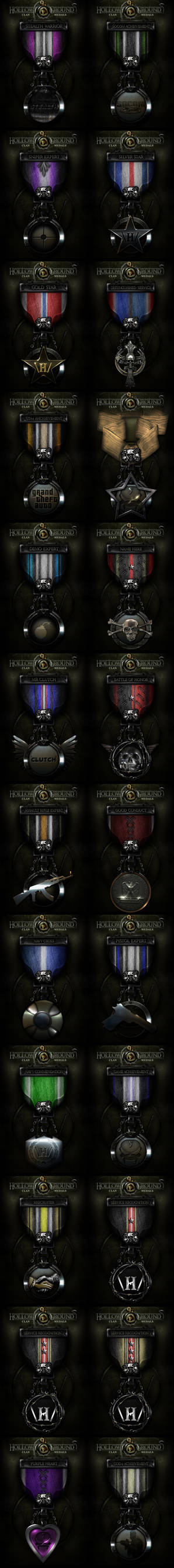 Hollowground Clan Medal Set