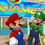 Mario and Luigi Sibling rivalry again XD