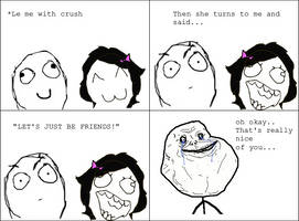 Rage Comic - Friendzoned!