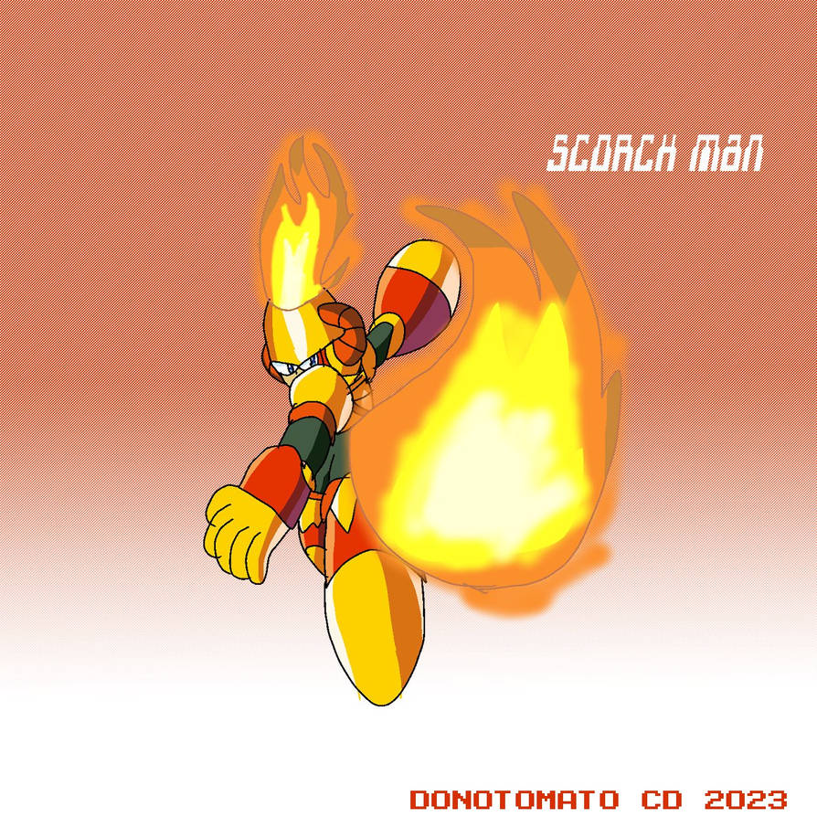 Scorch Man (Original Robot Master) by DonDon1987 on DeviantArt