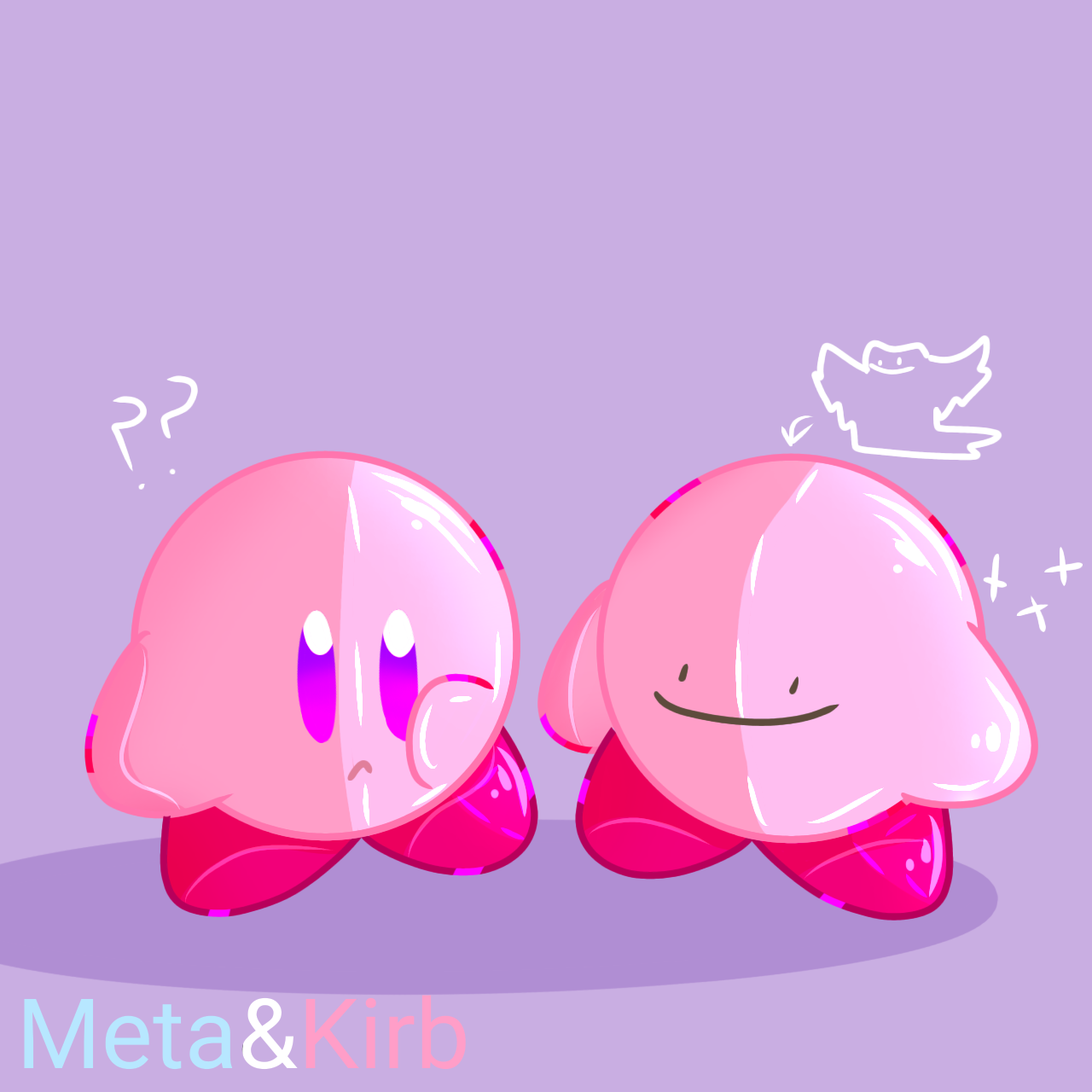 Ditto Emo Ditto by MetandKirb on DeviantArt
