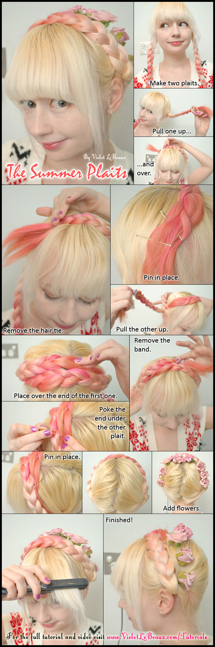 Hair Style Tutorial - Summer Overhead Plait