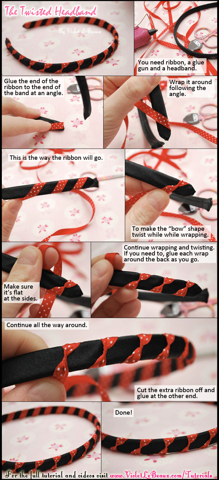 Cute Faux Bow Headband Tutorial