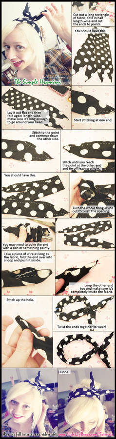 Cute Usamimi Hair Accessory Tutorial