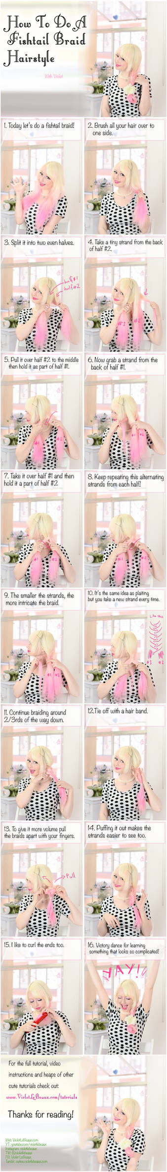 How To Do A Fishtail Braid - Hairstyle Tutorial