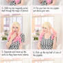 Curled Messy Bun Hairstyle Tutorial