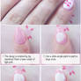 Lace Rose Print Nail Art Tutorial