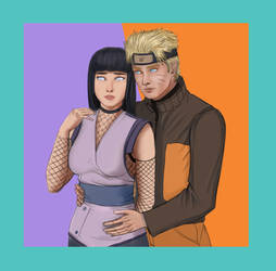 Hinata and Naruto portrait