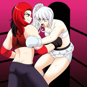 Amelia vs Weiss! OCs vs RWBY: Boxing!