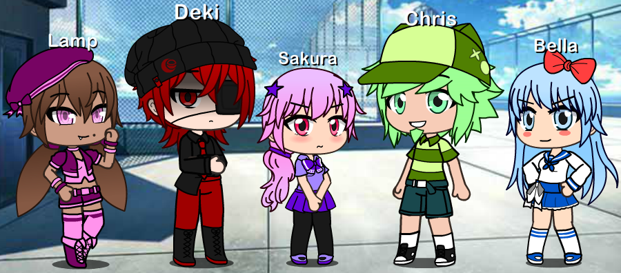 My characters in Gacha Club (Import Codes) by LKGamingART on DeviantArt