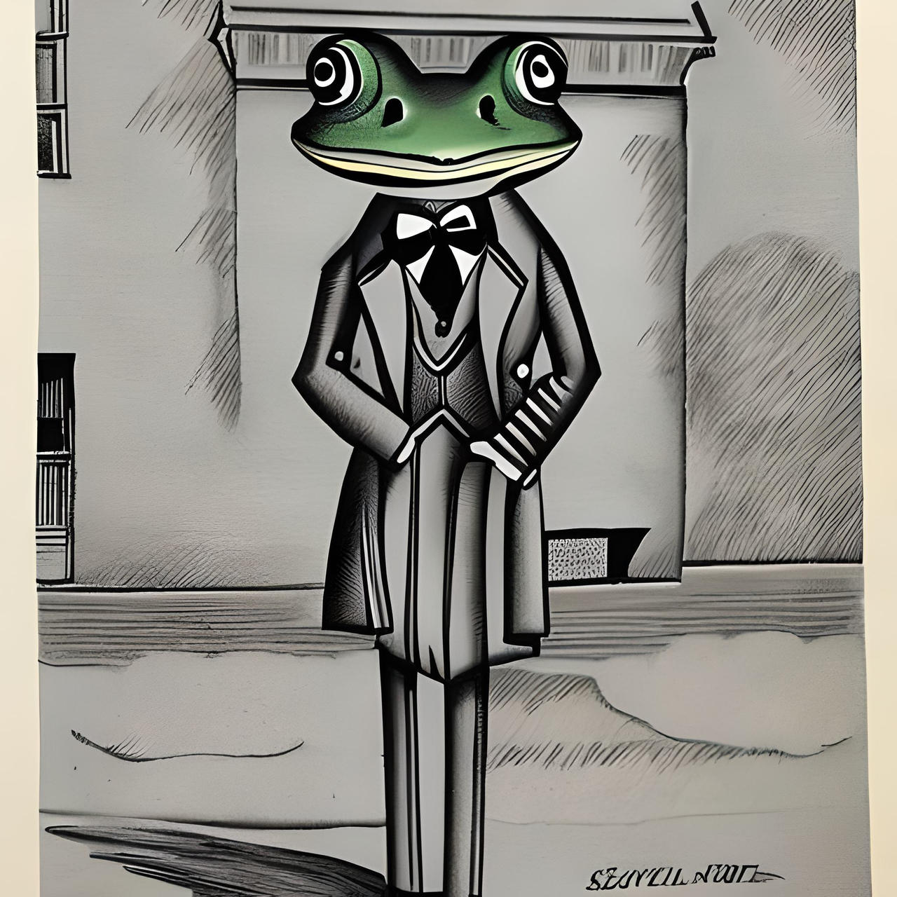 Humanized Frog frog humanized frog frog in a suit by joaootavioca on DeviantArt