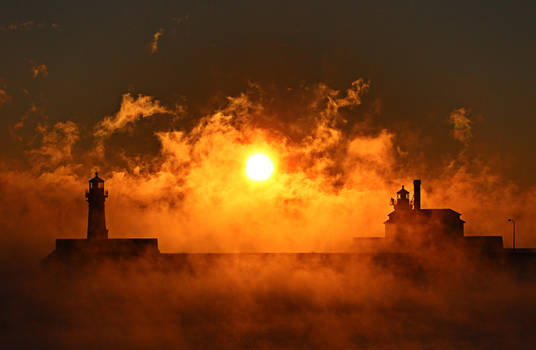 Morning Lighthouses