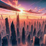 Futuristic CityScape Wallpaper 00