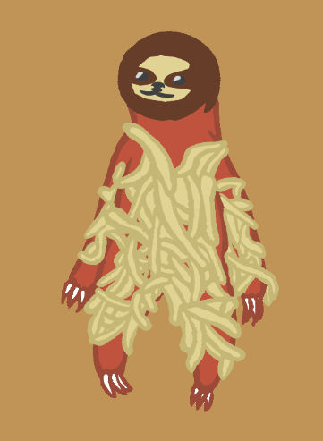 Ghetti the Spaghetti Sloth by that1umbreon on DeviantArt