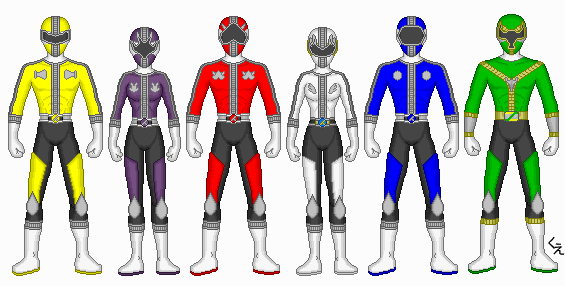 Power Rangers Liner Force by kram-elbog on DeviantArt
