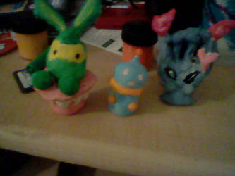 Star Force Wizards in clay
