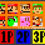 Smash 64 Character Roster in Japanese and English