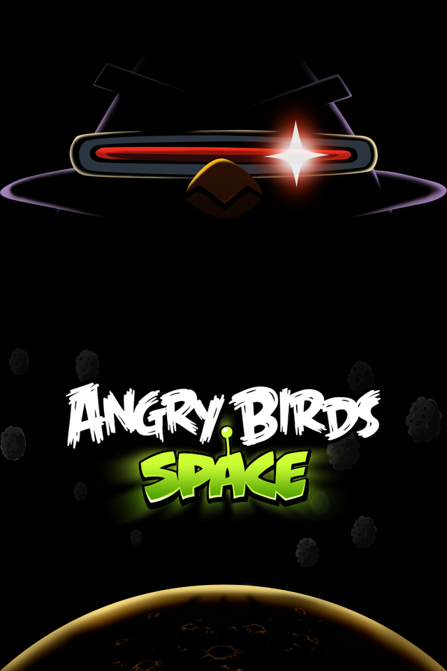 Angry Birds Space iPhone 4 Wallpaper