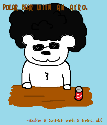 Afroed Polar Bear