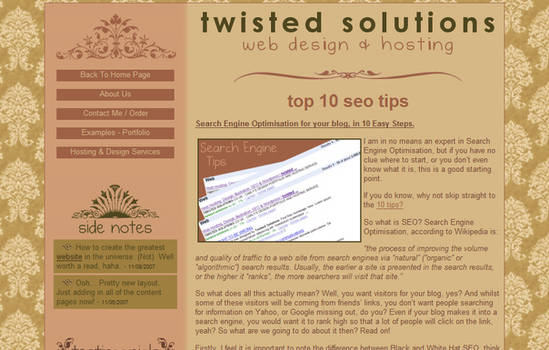 Twisted Solutions