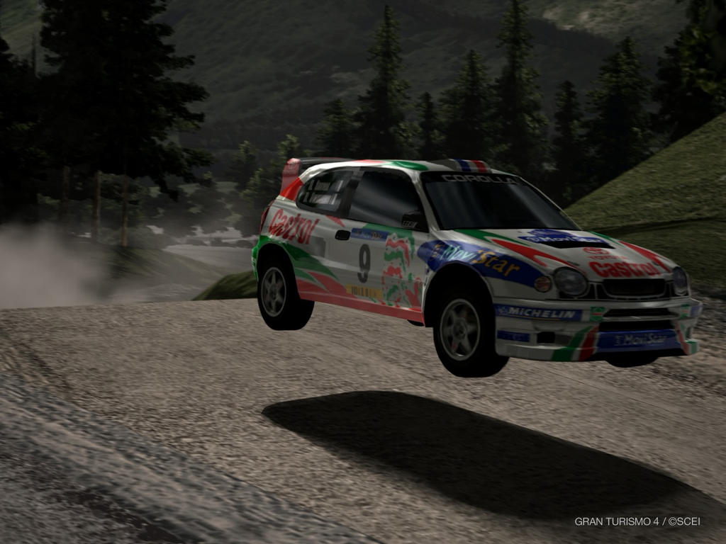 Toyota Corolla Rally car driving by patemvik on DeviantArt