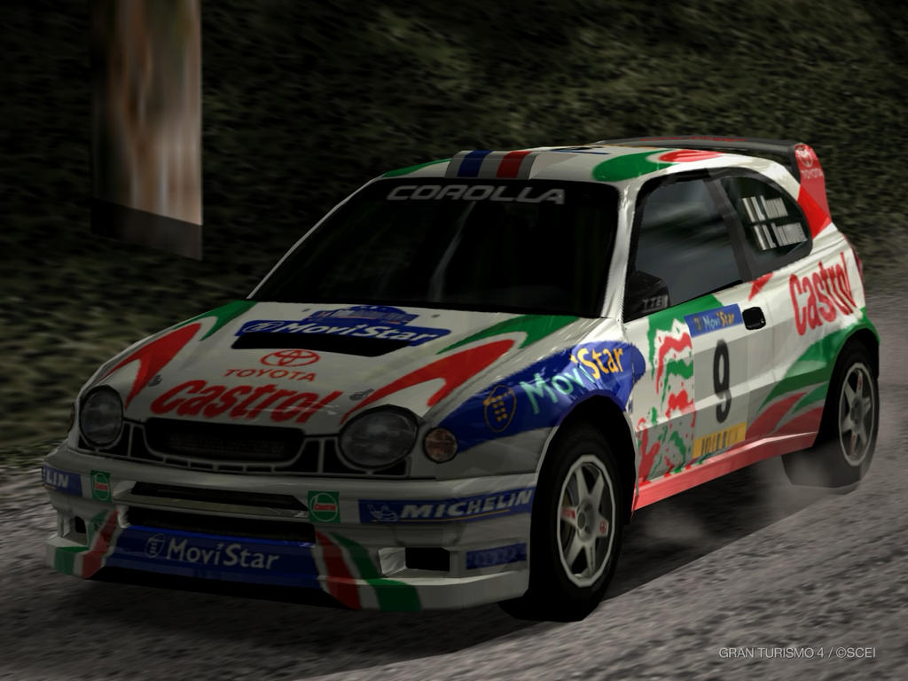 Toyota Corolla Rally car driving 2 by patemvik on DeviantArt
