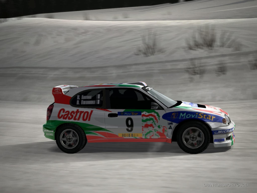 Toyota Corolla Rally car driving 4 by patemvik on DeviantArt