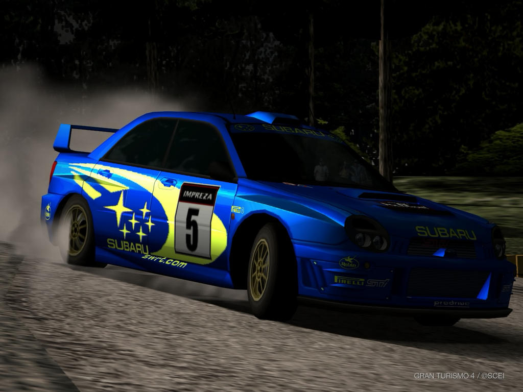 Subaru Impreza Rally car 2001 driving 2 by patemvik on DeviantArt