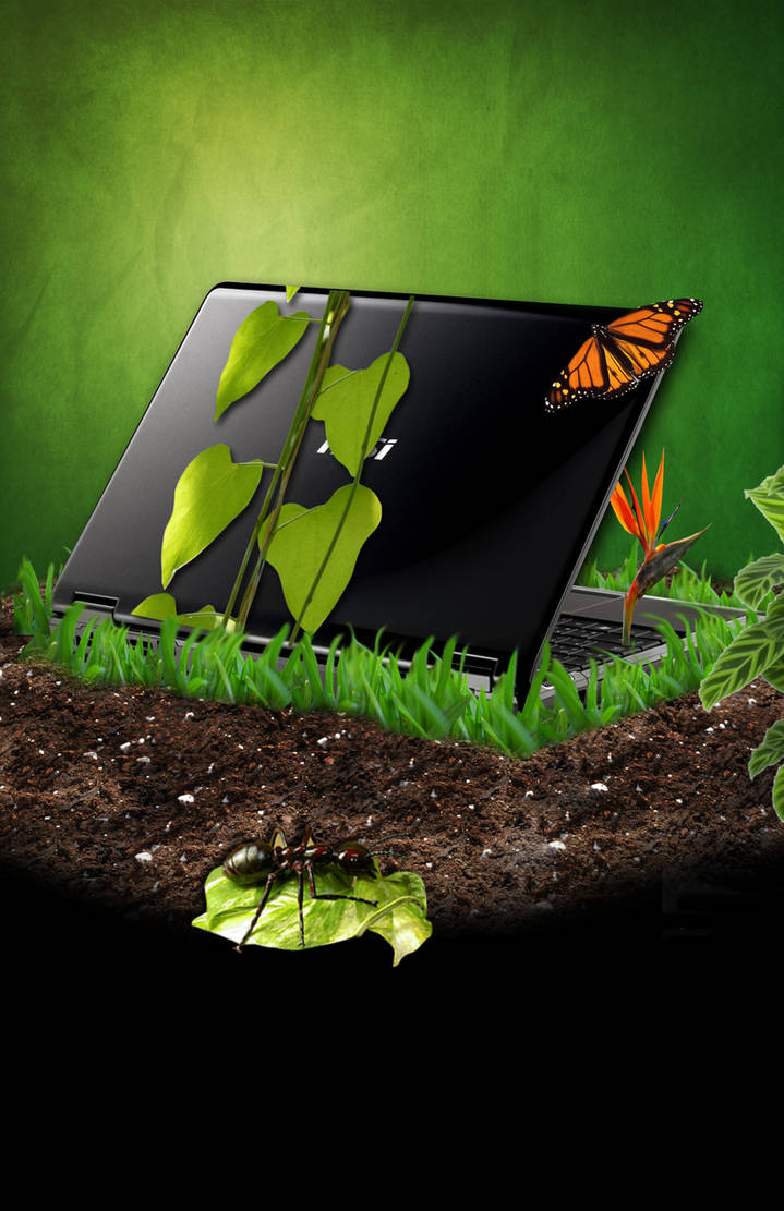 nature vs technology by cuchoo on DeviantArt