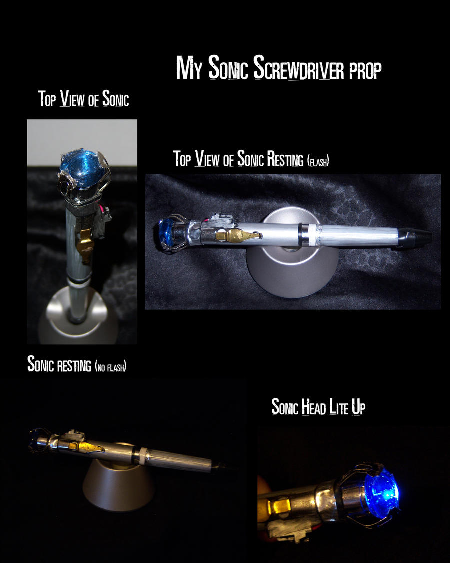 My sonic screwdriver prop