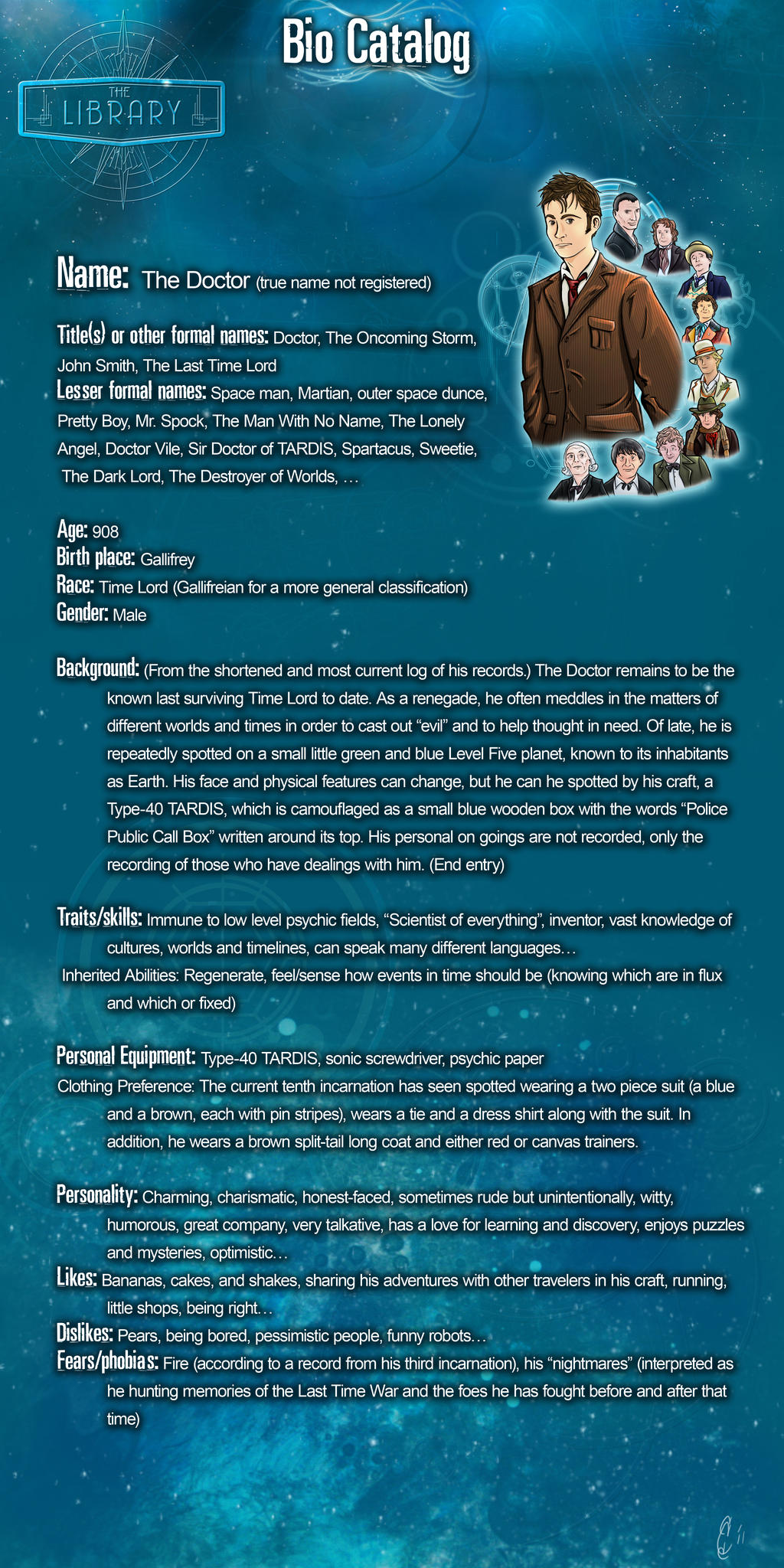 Character Bio: The Doctor