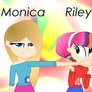 Monica(la astuta)y Riley(la segunda Rookie :V)